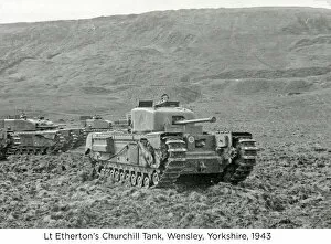 Yorkshire Gallery: lt ethertons churchill tank wensley yorkshire