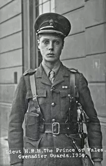 1914 Gallery: lt hrh prince of wales grenadier guards 1914