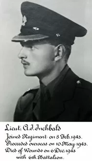 1945 Officer Memorial Album 2 Gallery: lt a j inchbald