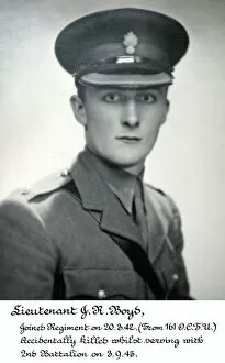 1945 Officer Memorial Album 1 Gallery: lt j r boyd