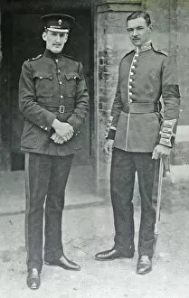 1900's UK Gallery: Lts Gregson and Diggle 1st Batt. Chelsea 1910