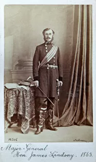 Major General The Hon. James Lindsay, 1863. Album 30a, Grenadiers1256b