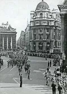 1950s inc Berlin Gallery: march royal exchange mansion house