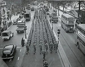 March Gallery: march victoria embankment 1950s period traffic