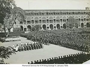 1930s Egypt Gallery: memorial service for h m king george v january 1936