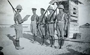 1936 2 Bn Egypt Gallery: moning relief guardsman griffiths
