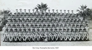 1930s Collection: no.1 coy mustapha barracks 1937