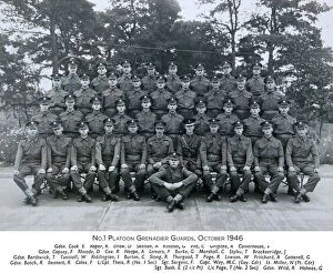 1914-1961 Group photos Collection: no.1 platoon grenadier guards october 1946 cook