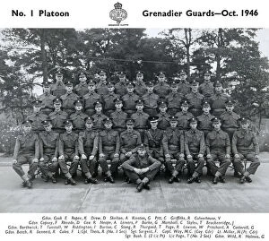 Burton Gallery: no.1 platoon october 1946 cook roper drew skelton