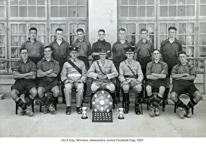1930s Collection: no.3 coy winners alexandria junior football cup