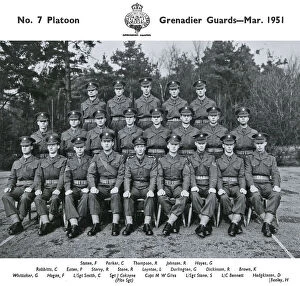Bennett Collection: no.7 platoon march 1951 stoten parker thompson