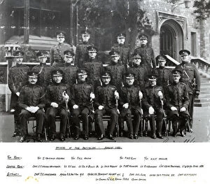 Aston Gallery: officers 2nd battalion 1931 maitland-addison