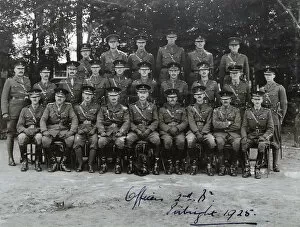 Officers Collection: officers 2nd battalion pirbright 1925