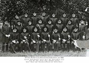 Prescott Gallery: officers 3rd battalion grenadier guardsaldershot