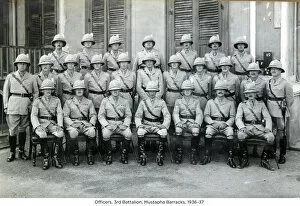 1930s Collection: officers 3rd battalion mustapha barracks 1936-37