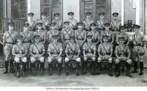 1930s Collection: officers 3rd battalion mustapha barracks 1936-37