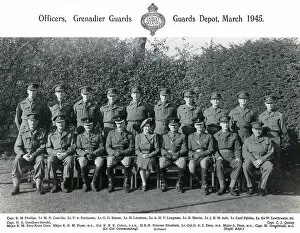 Phillips Collection: officers guards depot march 1945 phillips conville