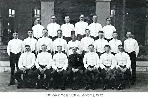Officers And X2019 Gallery: officers mess staff & servants 1932