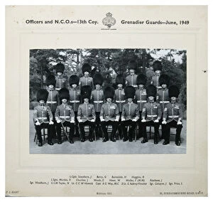 Officers And Ncos Gallery: officers and ncos 13th company june 1949 l / cpls