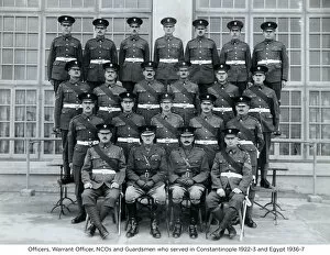 Officers Collection: officers warrant officer ncos and guardsmen who served oin constantinople 1922-3