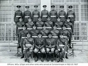1930s Collection: officers woss / sgts and other ranks who served at constantinople in 1922-23