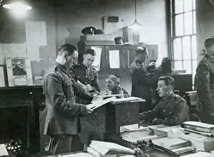 1929-1961 2 Bn Collection: orderley room 2nd battalion wellington barracks