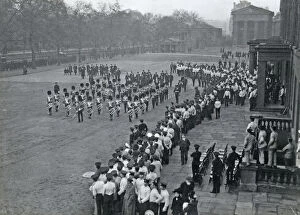 1890s-1960 3 Bn Gallery: Last Parade of Crimean Veteran s, Wellington Barracks 1910