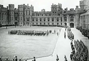 Windsor Castle Collection: parade windsor castle