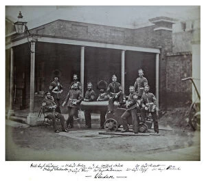 Hutchinson Gallery: Pay Sergeants, 2nd Battalion, Windsor1861 Album 6 Grenadier0408