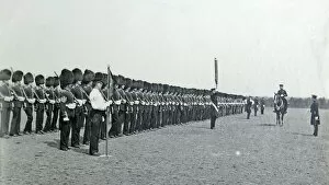 -7 Gallery: practice for trooping colour pirbright 1912