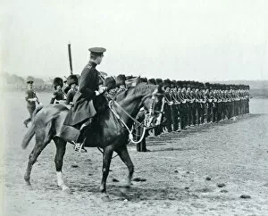 -7 Gallery: practice for trooping colour pirbright 1912