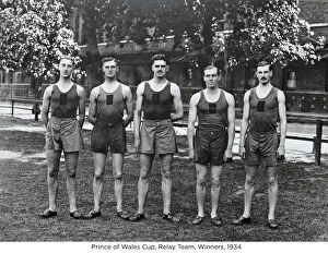 1934 Collection: prince of wales cup relay team winners 1934