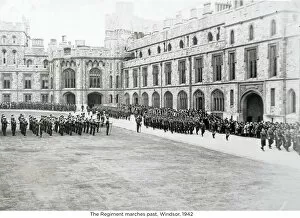 the regiment marches past windsor 1942