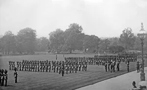 Royal Review 1910 Collection: Royal review of Regiment 1910 Grenadiers1190
