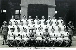 1932 Gallery: runners up egyptian command athletic team championship