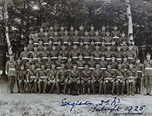 Pirbright Gallery: sergeants 2nd batalion pirbright 1925