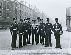 1909 Collection: sergeants-in-waiting chelsea barracks
