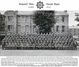 Brenchley Gallery: sergeants mess guards depot june 1955