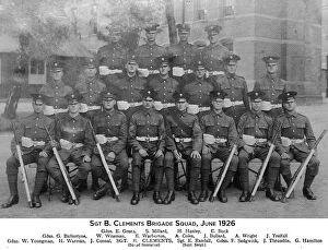 Wright Gallery: sgt b clements brigade squad june 1926