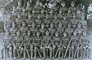Caterham Gallery: sgt bakers squad may 1918 caterham