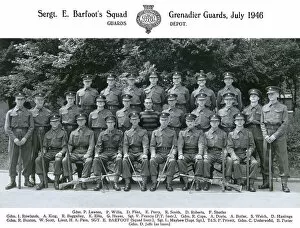 Underwood Collection: sgt barfoots squad july 1946 lawton willis