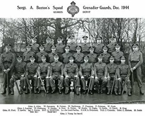 1870s-1950s Group photos and others Collection: sgt a beetons squad december 1944 allen