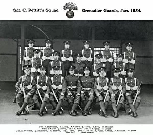 Ward Gallery: sgt c pettitts squad january 1934 mcpherson