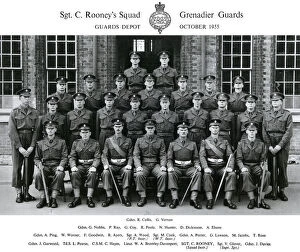 Bromley Davenport Collection: sgt c rooneys squad october 1955 collis