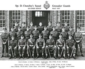 White Gallery: sgt d chandleys squad may 1955 goulder