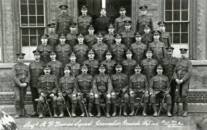 Squad Gallery: sgt a d davies squad february 1915
