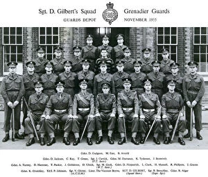 Green Gallery: sgt d gilberts squad november 1955 gudgeon