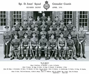 1870s-1950s Group photos and others Collection: sgt d jones squad april 1956 barkway