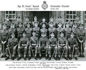 Squad Gallery: sgt d jones squad june 1955 parton cross