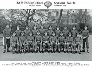 Murray Collection: sgt d mcmahons squad november 1948 hillman